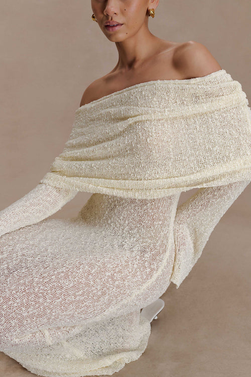 Marisol Boucle Maxi Dress