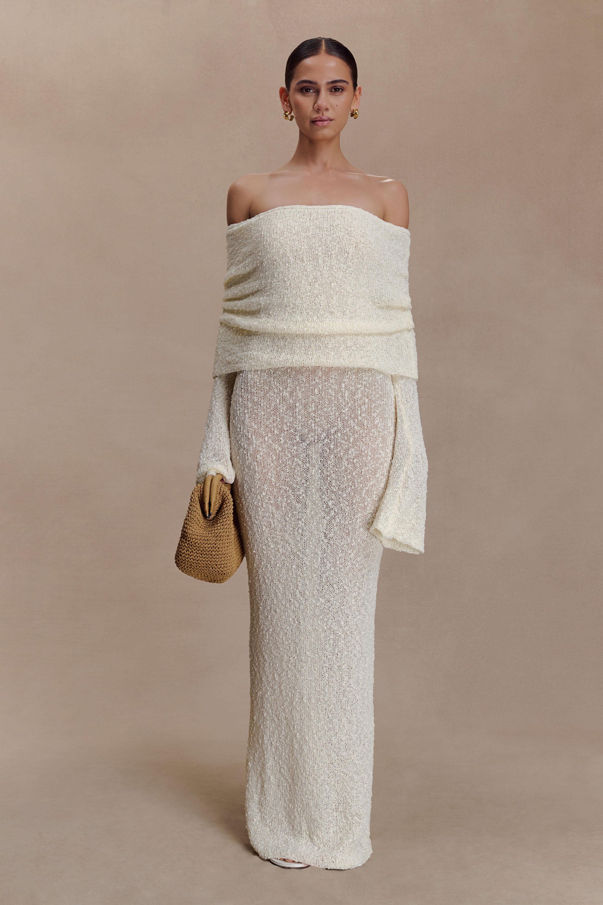 Marisol Boucle Maxi Dress