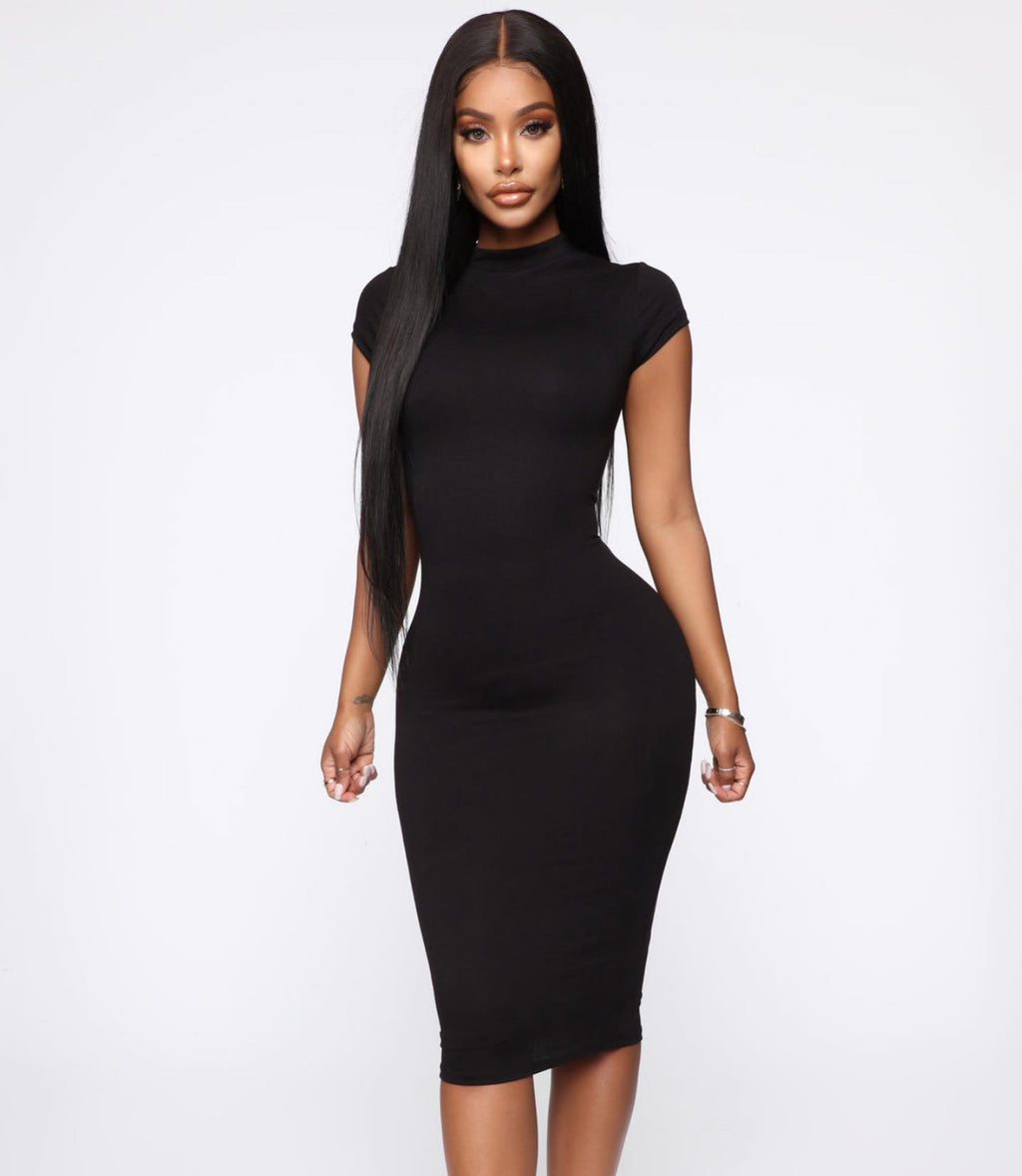 Black Midi Dress