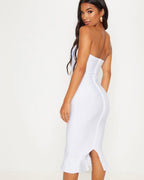 White Bandage Midi Dress