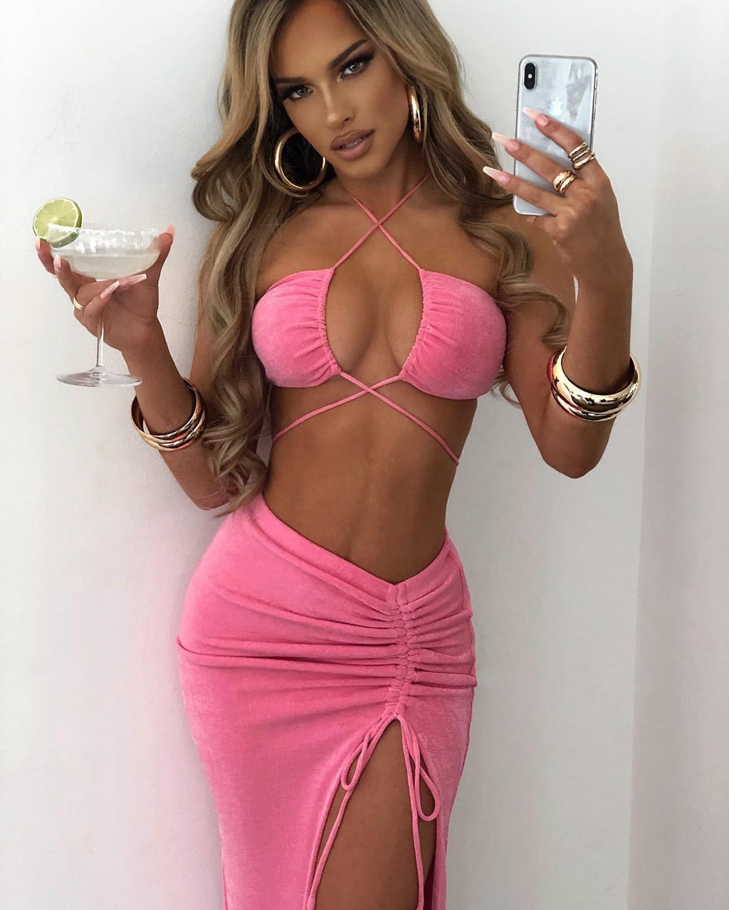 Pink Maxi Set