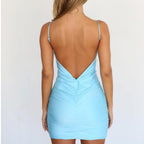 Blue Mini Dress